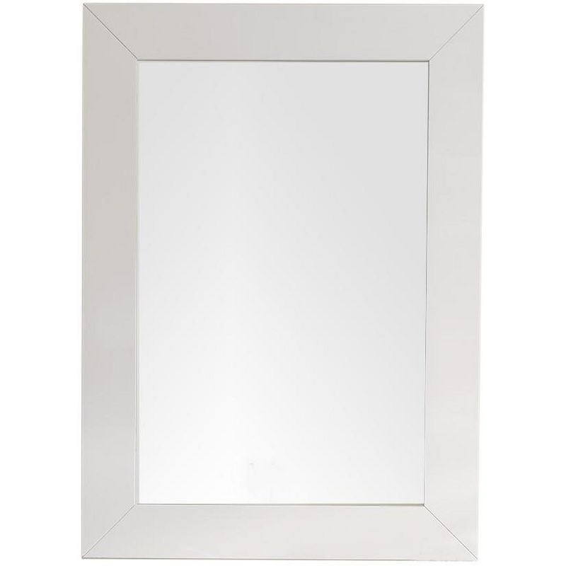 James Martin Vanities Weston 29" Rectangular Mirror, Bright White
