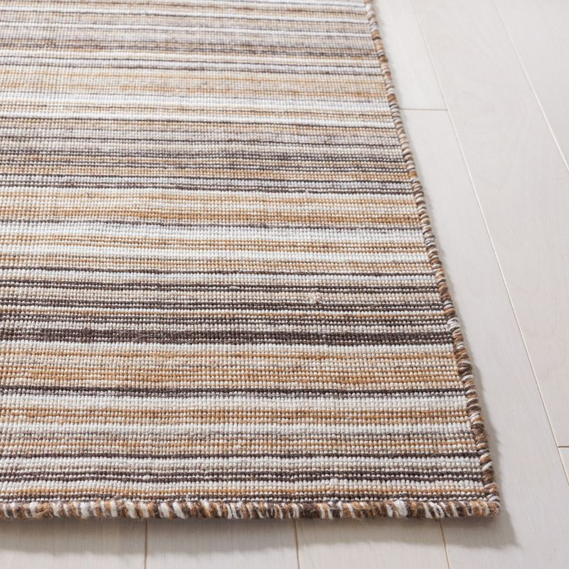 Kilim KLM313 Hand Woven Area Rug - Brown/Yellow - 3'x5' - Safavieh.
