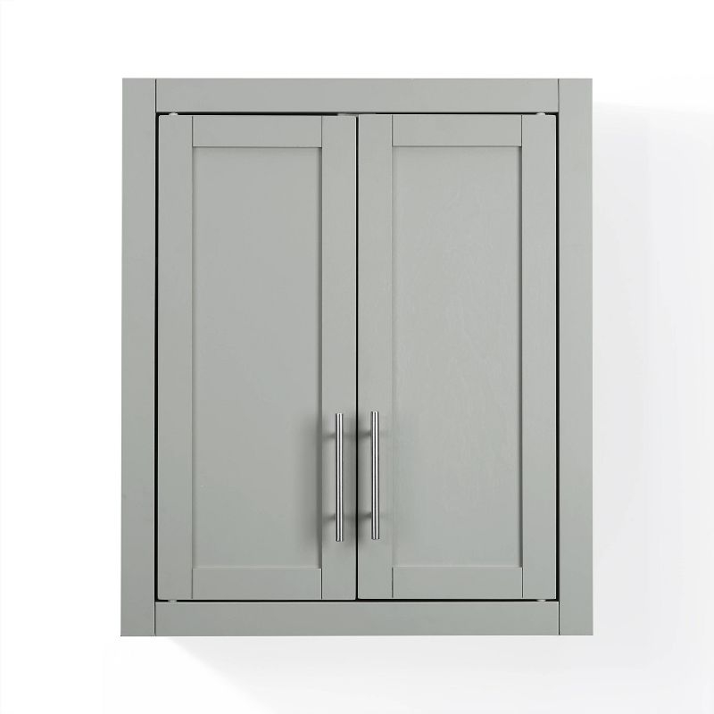 Savannah Wall Cabinet Gray - Crosley