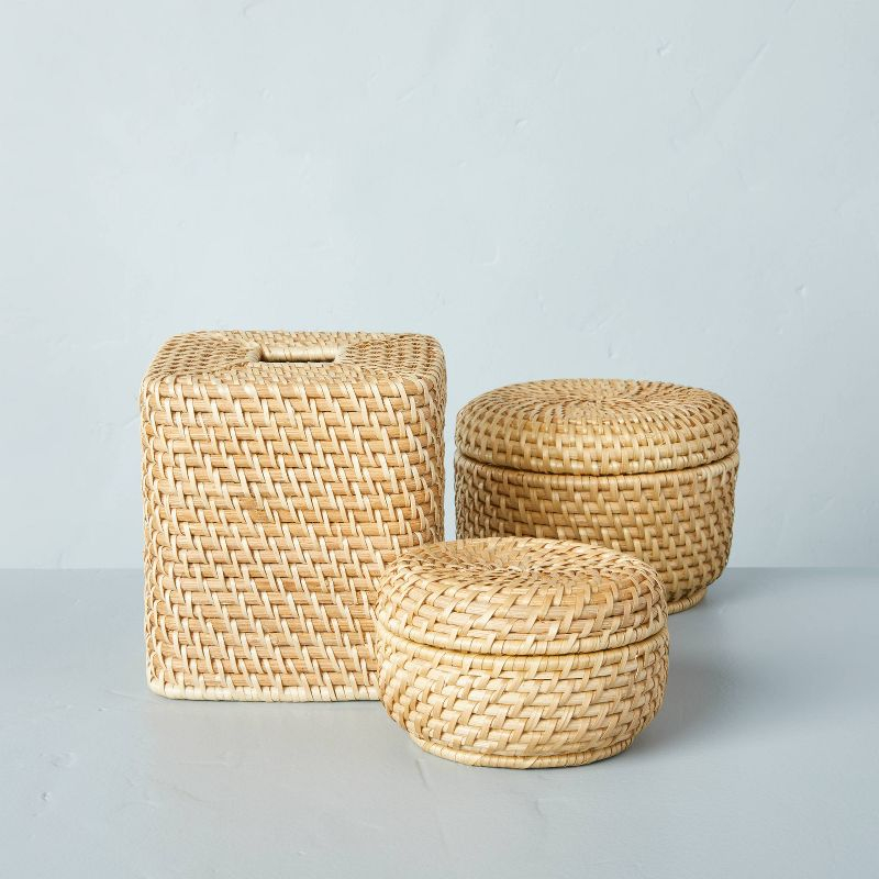 Woven Tissue Box Cover Natural - Hearth & Hand™ with Magnolia