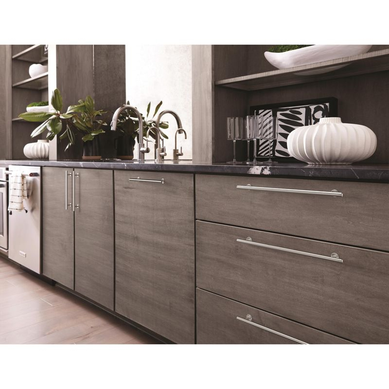 Amerock Radius 7-9/16 inch (192mm) Center-to-Center Polished Chrome Cabinet Pull
