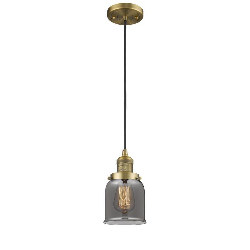 Innovations Lighting Bell 1 - Light Pendant in  Brushed Brass