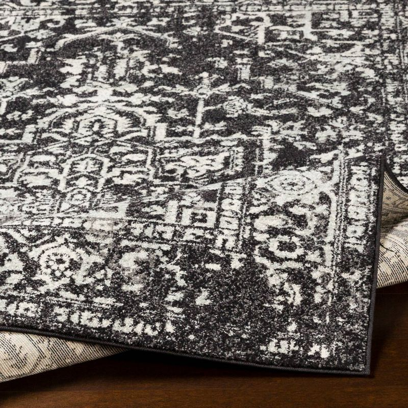 Livabliss 7'10"x10'3" Worsham Traditional Rug Black