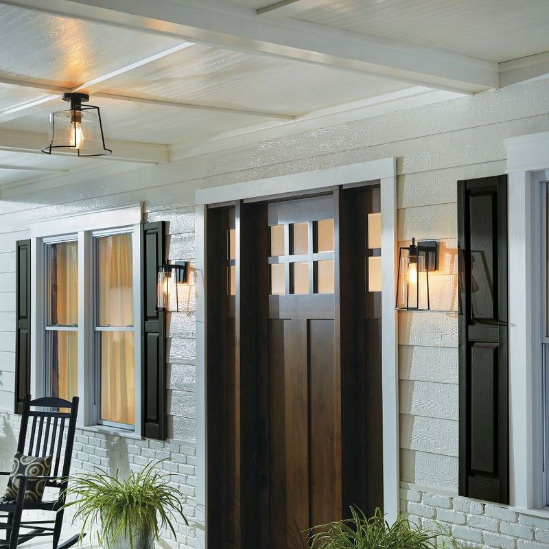 Cere Glass Semi Flush Mount