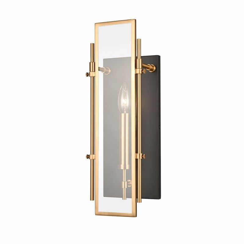 Elk Home Mechanist 1 - Light Wall Light in  Matte Black