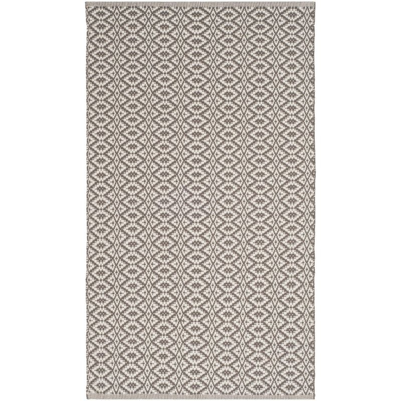 Montauk MTK716 Hand Woven Indoor Accent Rug - Ivory/Grey - 3'x5' - Safavieh
