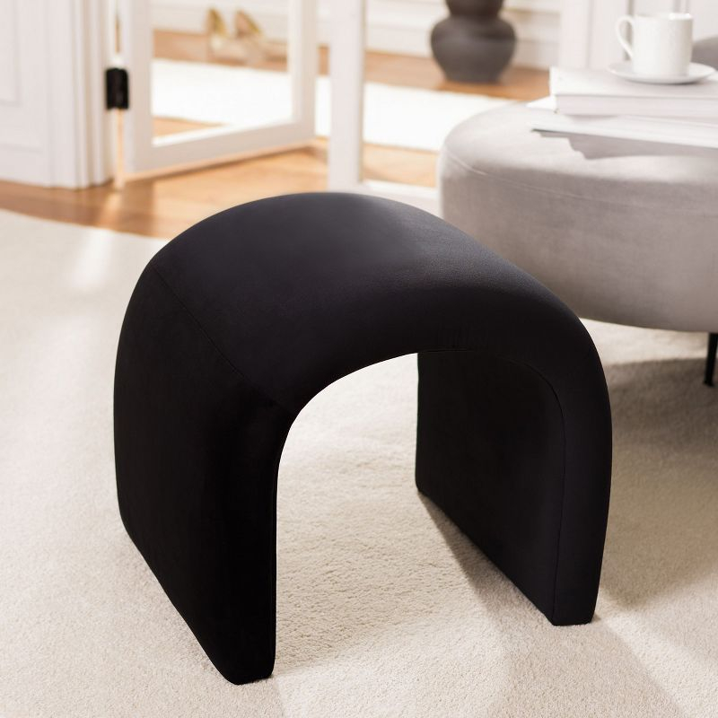 Kibo Ottoman - Black - Safavieh