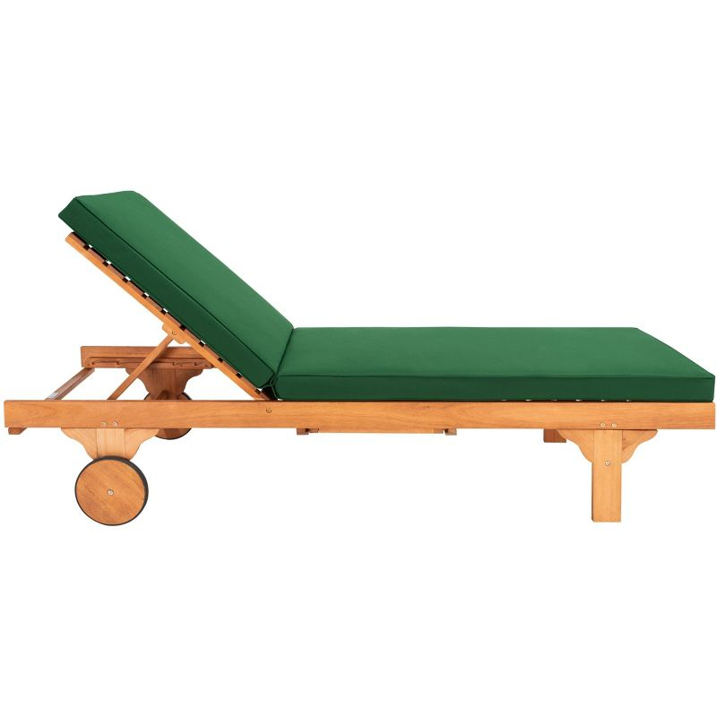 Newport Lounge Chair - Outdoor - PAT7022 - Natural/Green -Safavieh