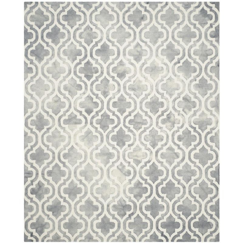 Dip Dye DDY537 Hand Tufted Indoor Area Rug - Grey/Ivory - 9'x12' - Safavieh