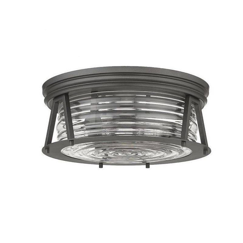Z-Lite Cape Harbor 3 - Light Flush Mount in  Bronze