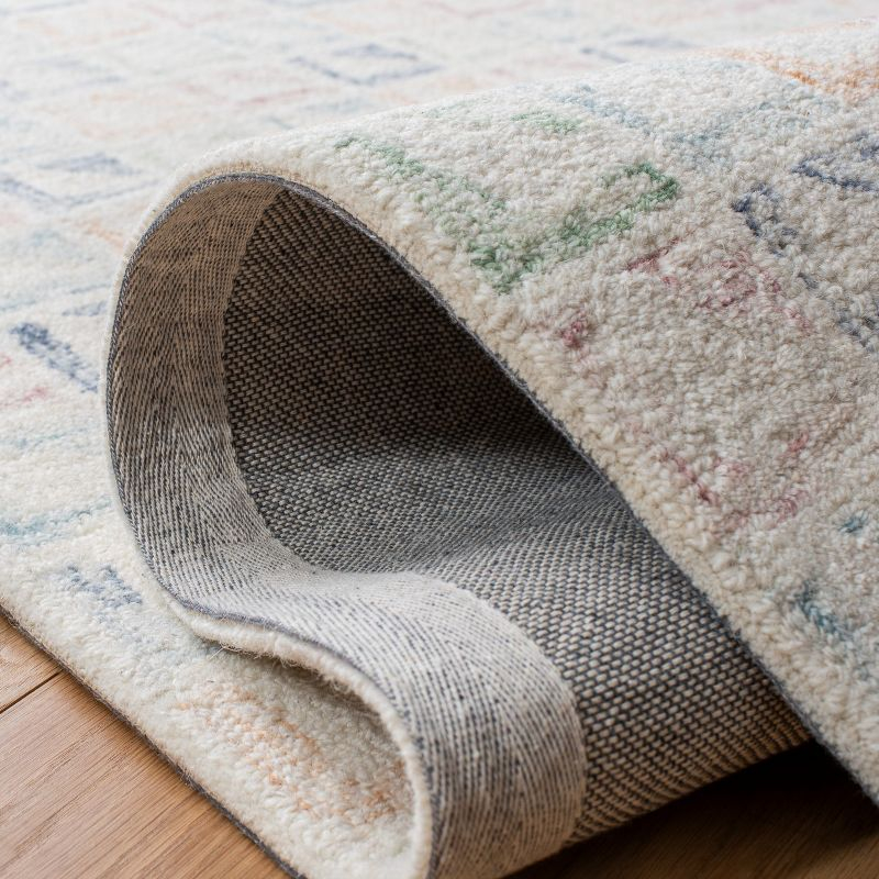 Rodeo Drive RD102 Hand Tufted Area Rug - Ivory/Blue - 6'x6' - Safavieh.
