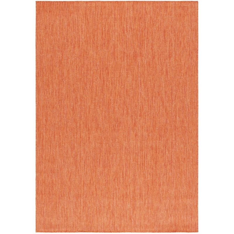 Beach House BHS274 Machine Made Loomed Area Rug - Orange - 9' X 12' - Safavieh