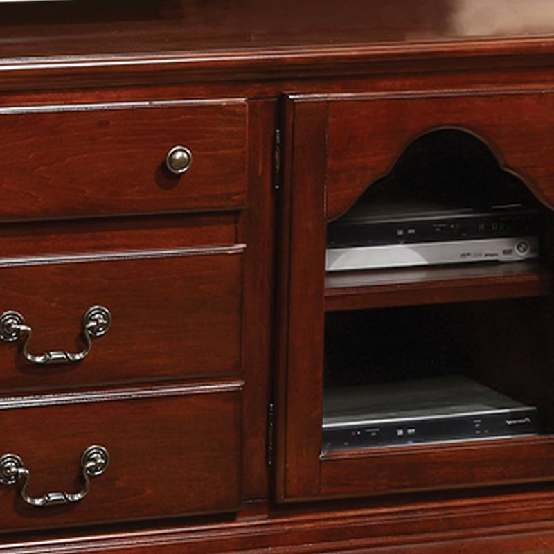 Acme Furniture Hercules TV Stand for TVs up to 59" Cherry Finish