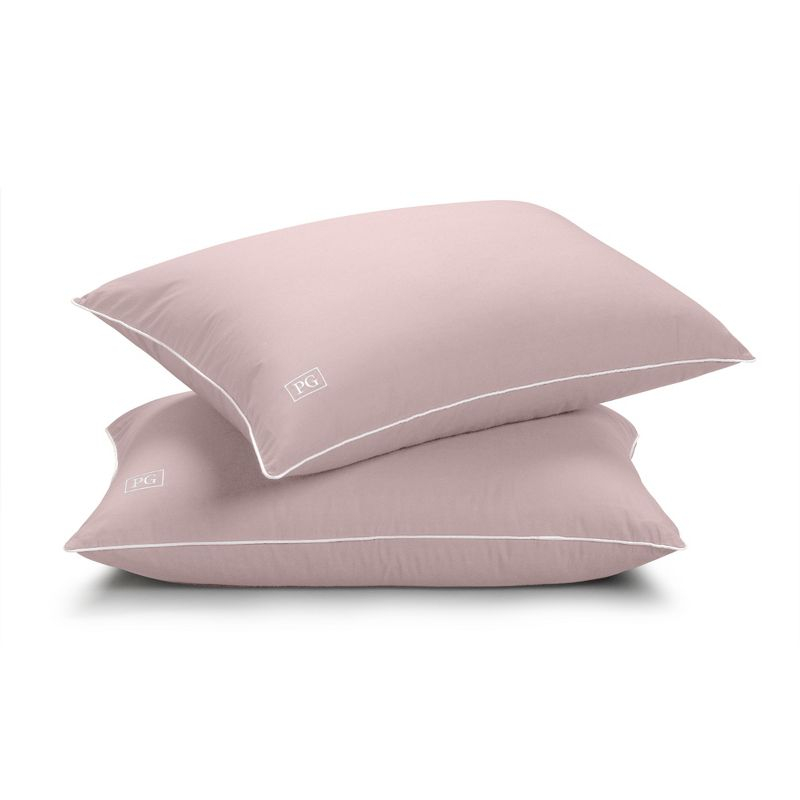 Pillow Gal Soft Density Stomach Sleeper, Down Alternative Pillow with MicronOne Technology, and Removable Pillow Protector, Set of 2  -