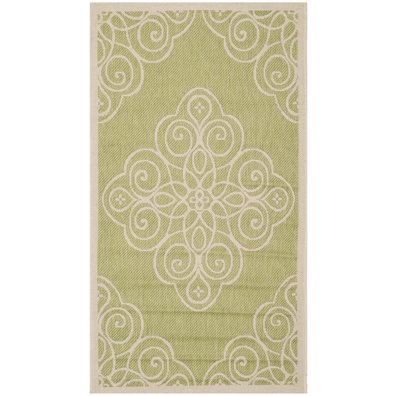Martha Stewart Rosamond - MSR4244 - Indoor Power Loomed Runners - Lily Pad - 2'7"x5'