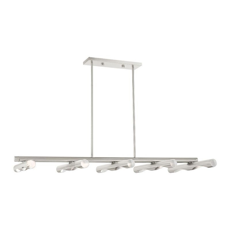 Livex Lighting Acra 10 - Light Chandelier in  Brushed Nickel