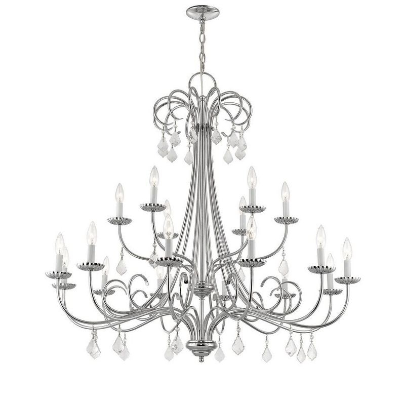 Livex Lighting Daphne 18 - Light Chandelier in  Polished Chrome