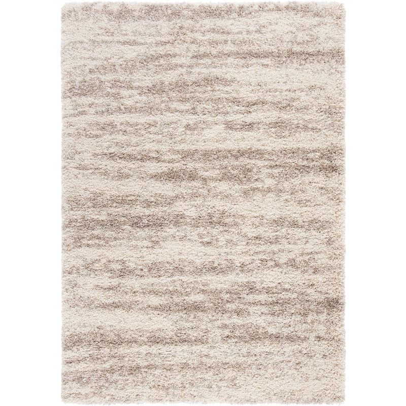 Hudson Shag SGH206 Power Loomed Area Rug - Ivory/Beige - 5'3"x7'6" - Safavieh.