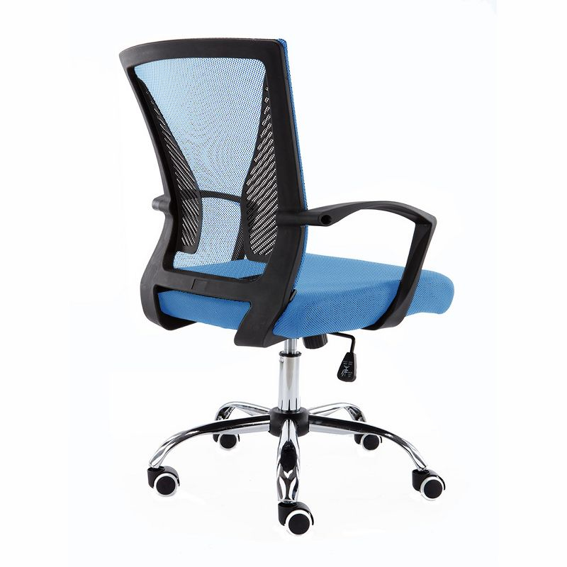 Modern Home Zuna Mid-Back Office Chair - Black/Blue