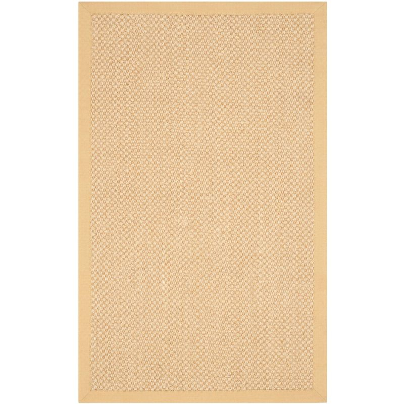 Natural Fiber NF443 Power Loomed Accent Rug - Maize/Wheat - 2'6"x4' - Safavieh.