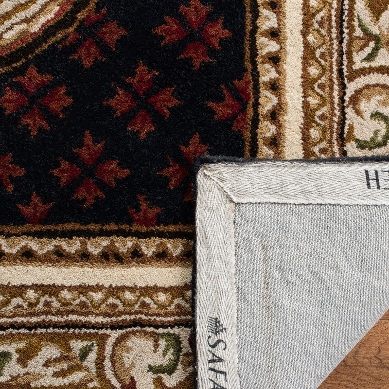 Classic CL755 Hand Tufted Accent Rug Black 3' X 5' - Safavieh.