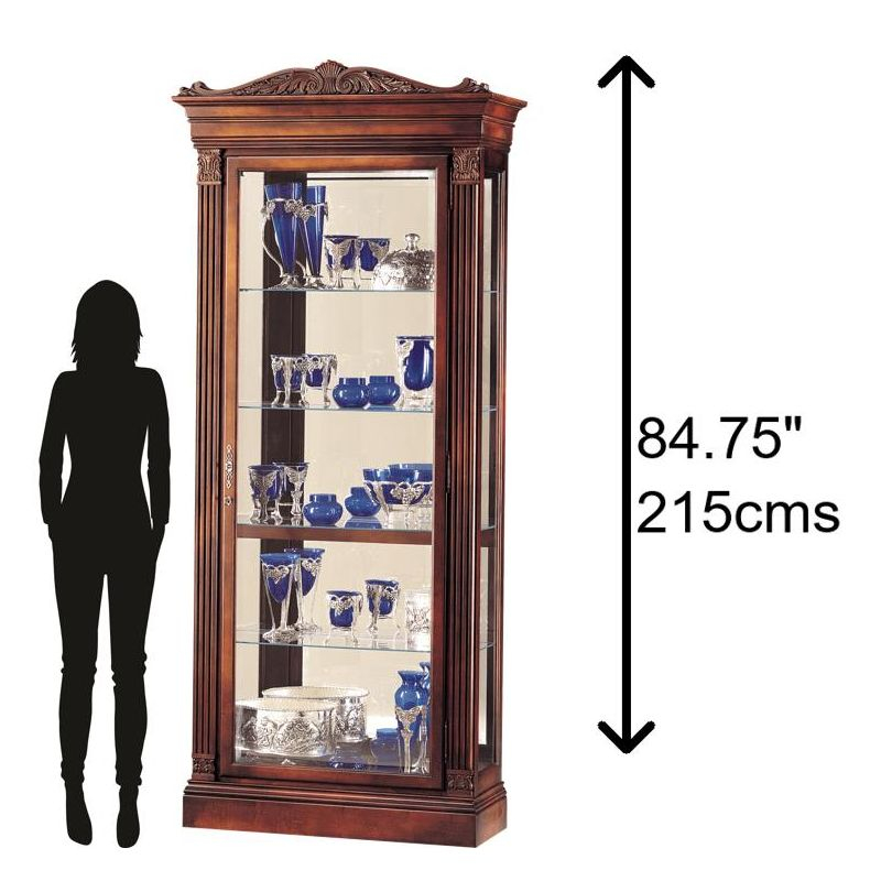 Howard Miller Embassy Curio Cabinet 680243 Embassy Cherry