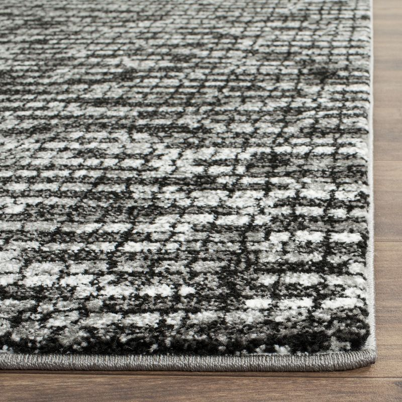 Porcello PRL6941 Power Loomed Indoor Accent Rug - 2'7"x5' - Light Grey/Charcoal - Safavieh