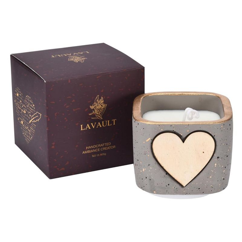 Lavault Long Burning Self Personalized Votive Candles Fragnance-Free in Reusable Containers-Purple
