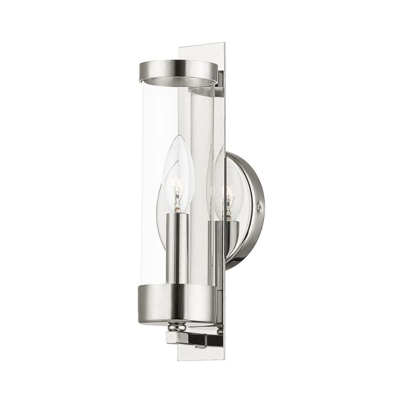 Livex Lighting Castleton 1 - Light Sconce in  Polished Nickel