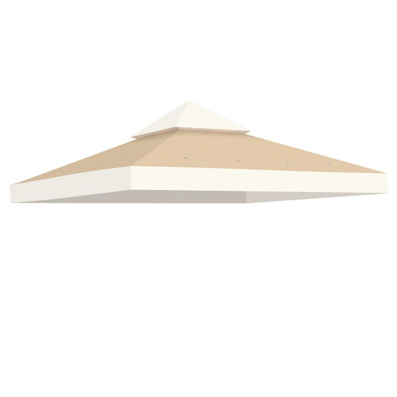 Yescom 2-Tier Gazebo Top Replacement UV30+ for Dual Tier Gazebo Frames Outdoor Patio Canopy Cover | Wayfair