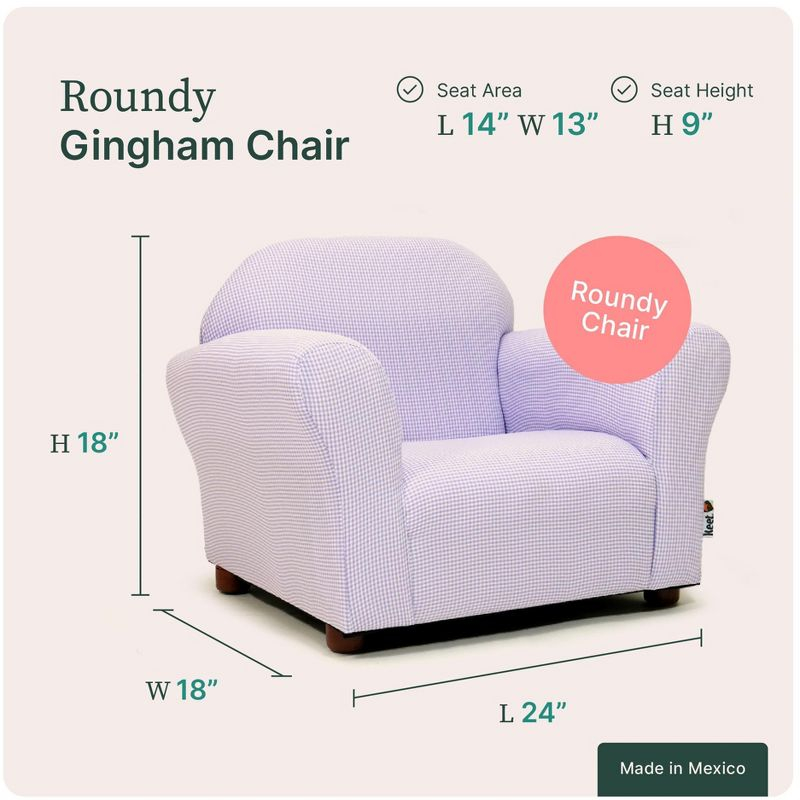 Keet Keet Roundy Kid's Chair + Cover Combo Set Navy