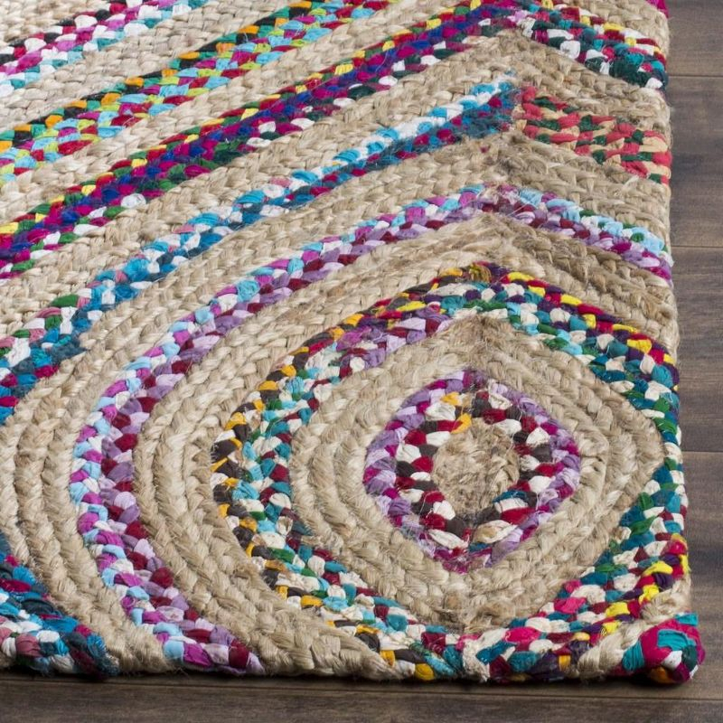 Cape Cod CAP605 Hand Woven Area Rug - Natural/Multi - 8'x10' - Safavieh.