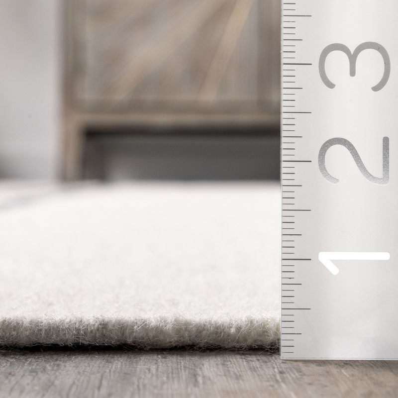 Nuloom Elowen Double Striped Wool Area Rug, Runner 2' x 8', Ivory