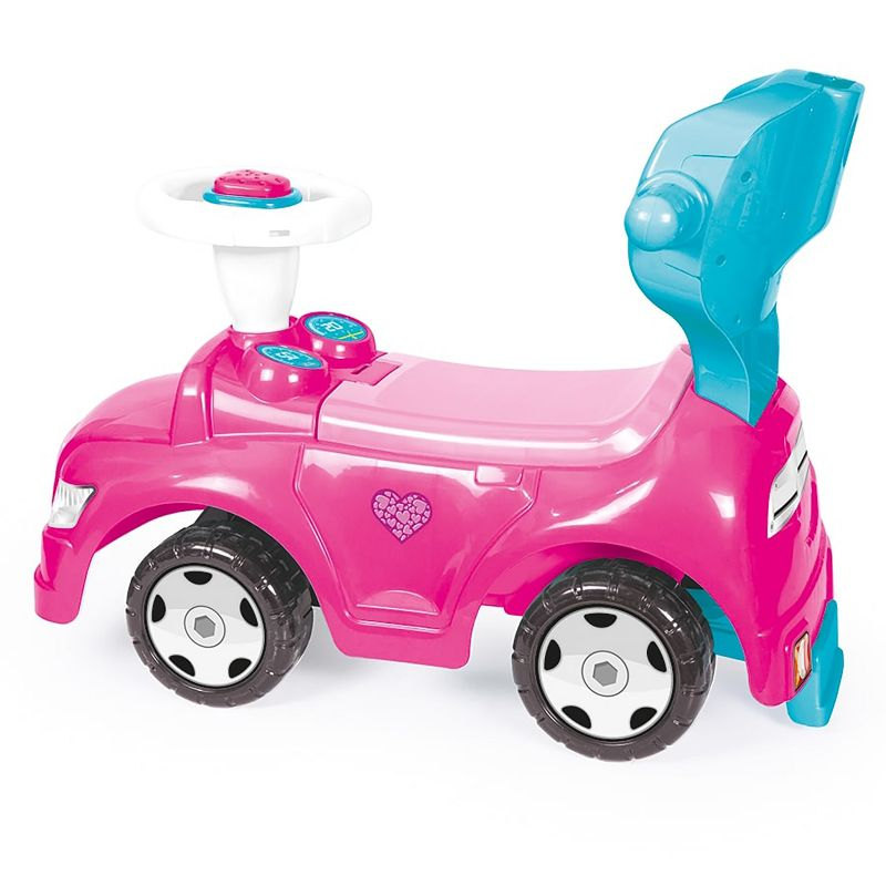Dolu: Ride On Car: 4-In-1 Walk & Drive - Unicorn & Pink - Ages 12mo+