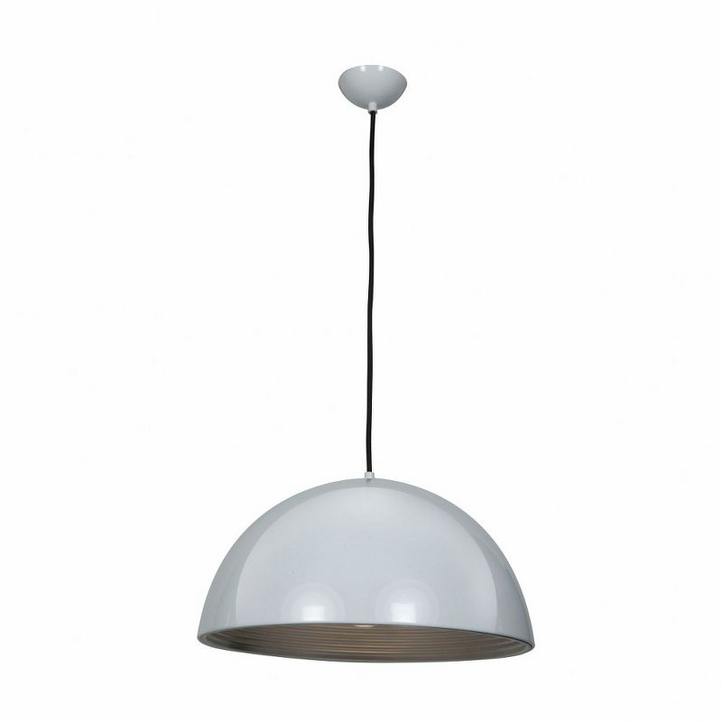 Access Lighting Astro 1 - Light Pendant in  Glossy White/Silver