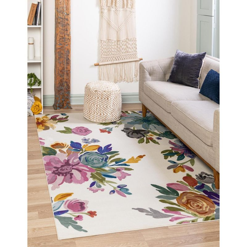 Unique Loom 10' 0 x 13' 1 Blossom Laura Area Rug