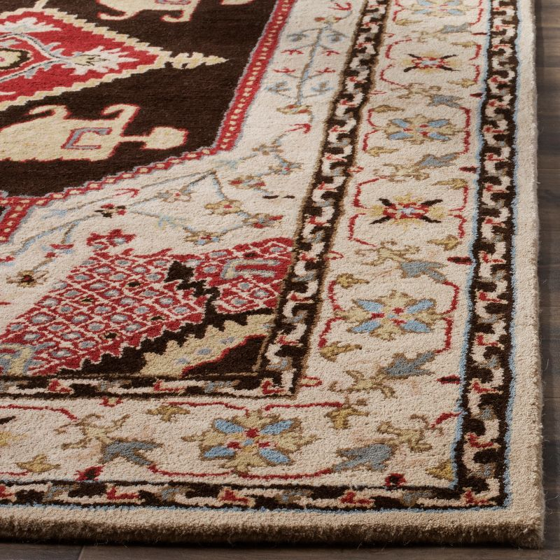 Bellagio BLG549 Hand Tufted Area Rug - Beige/Black - 8'x10' - Safavieh.