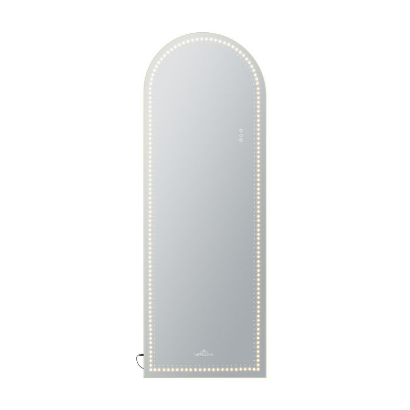 Impressions Vanity Stage Lite Arch Full Length Vanity Mirror Dotted