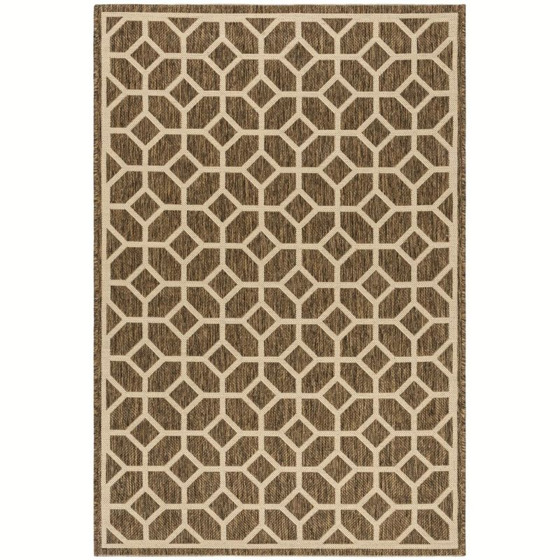 Beach House BHS127 Power Loomed Indoor/Outdoor Accent Rug - Beige/Cream - 3'x5' - Safavieh