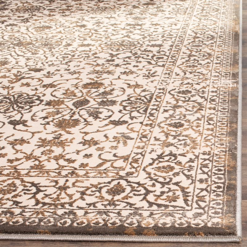 Brilliance BRL504 Power Loomed Indoor Area Rug - Cream/Bronze - 6'7"x9'2" - Safavieh