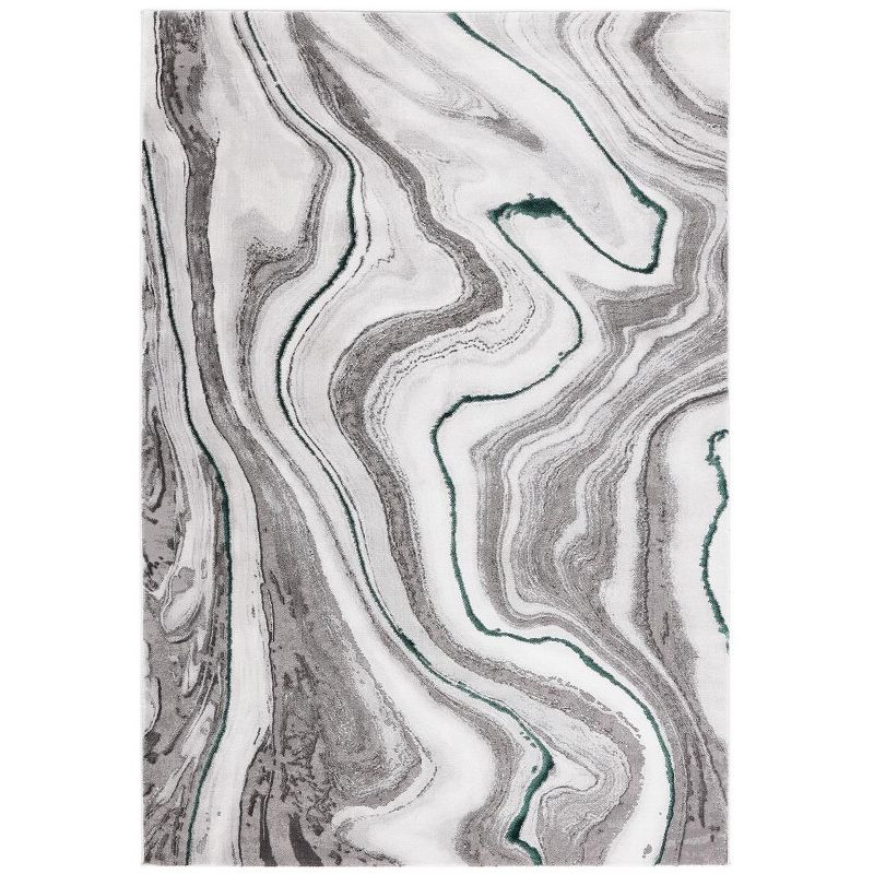Craft CFT819 Loomed Indoor Area Rug - Grey/Green - 2'3"x4' - Safavieh