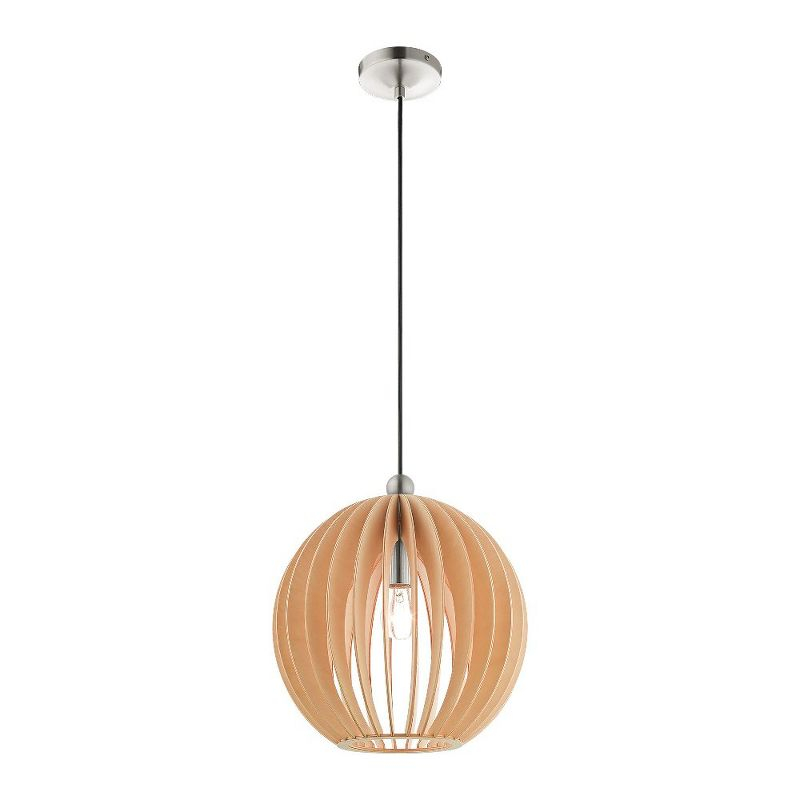 Livex Lighting Pendants 1 - Light Pendant in  Brushed Nickel