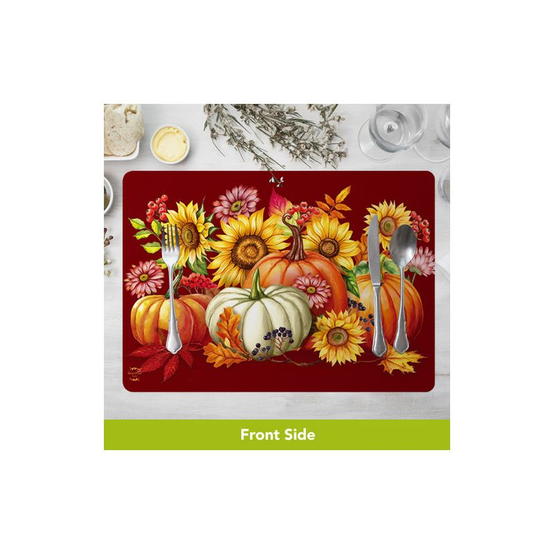 Briarwood Lane Fall Placemat (4-pack) 17x11.25 Pumpkins For Fall Placemat