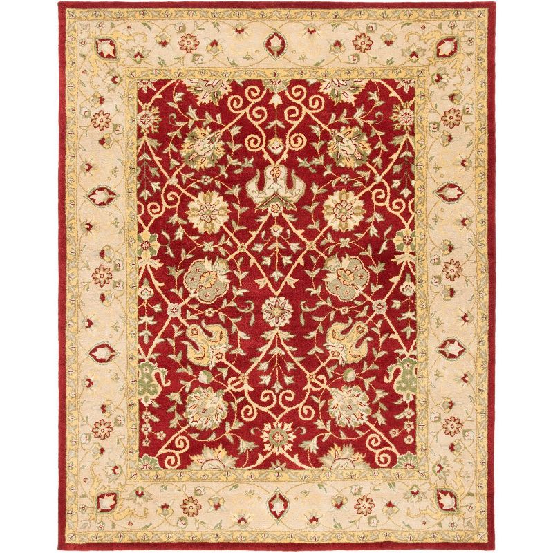 Antiquity AT21 Hand Tufted Indoor Area Rug - Rust - 7'6"x9'6" - Safavieh