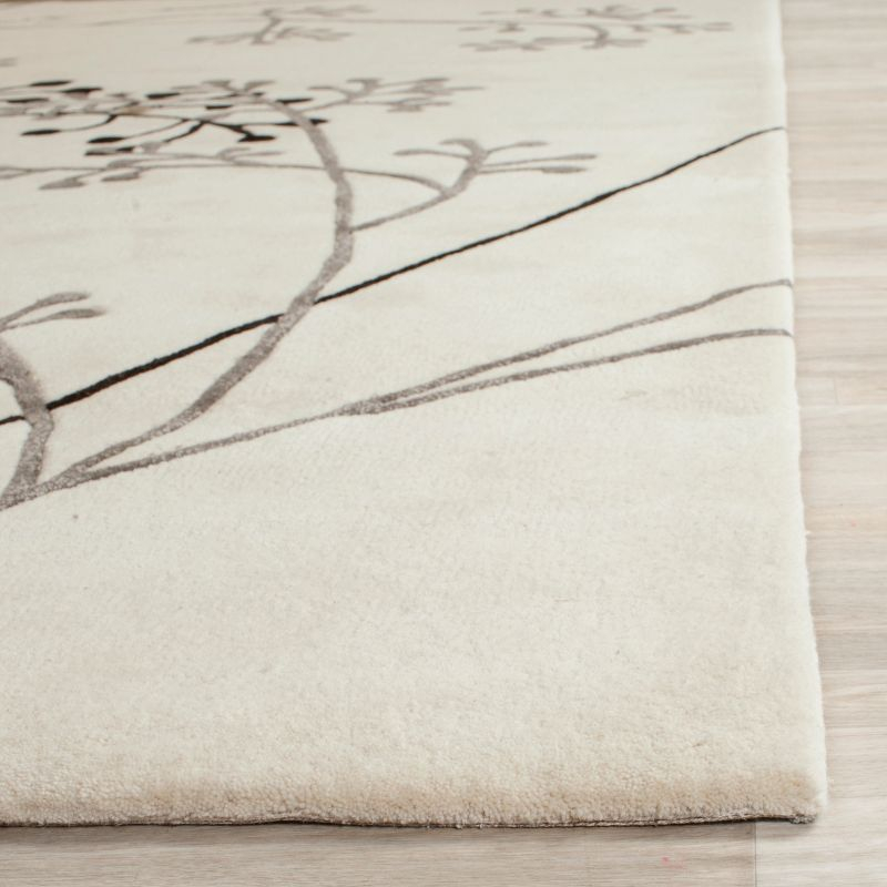 Soho SOH305 Hand Tufted Indoor Area Rug - Ivory/Grey - 9'6"x13'6" - Safavieh
