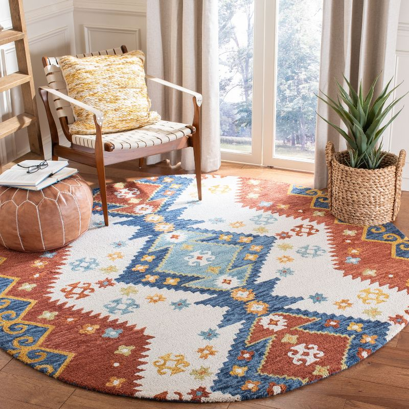 Union Rustic Deyoung Hand Tufted 0.8 Wool, 0.1 Cotton, 0.1 Latex Southwestern Rug