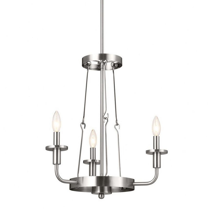 Kichler Lighting Vetivene 3 - Light Chandelier in  Classic Pewter