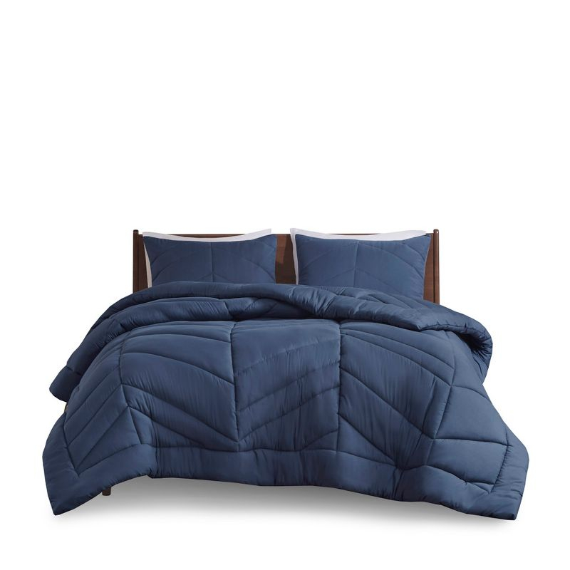 Intelligent Design Remy Quilted Chevron Comforter Set