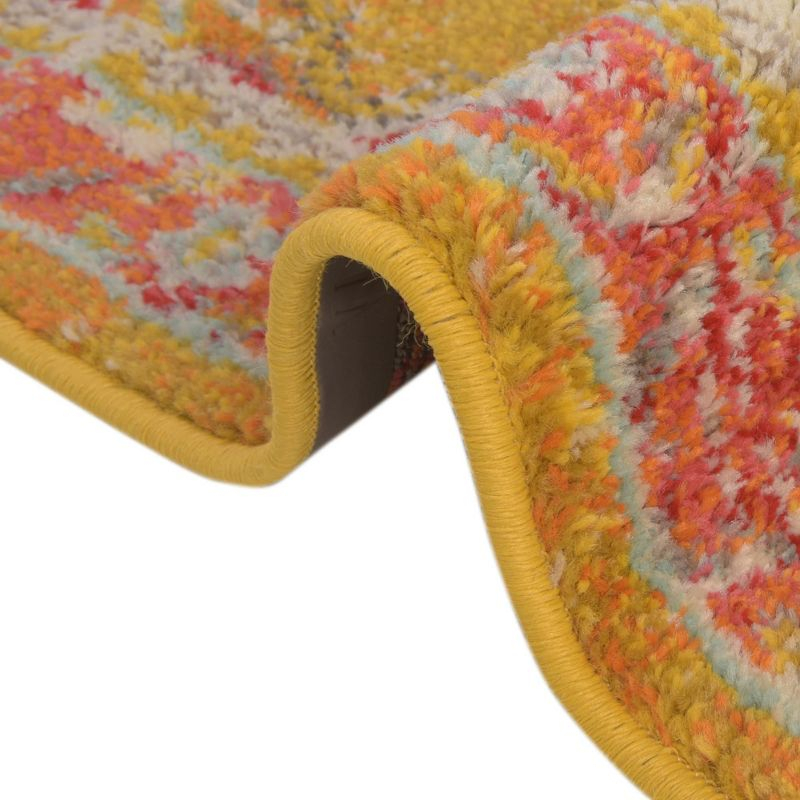 Unique Loom Penrose Collection Area Rug - Alexis (5' 3" x 8' Rectangle Gold/Gray)