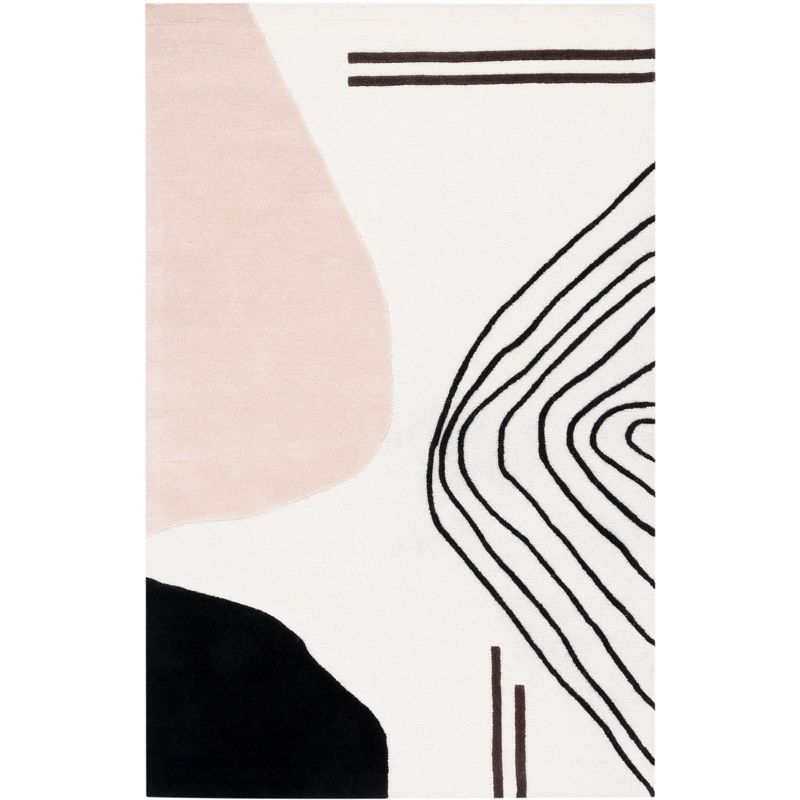 Rodeo Drive RD860 Hand Tufted Area Rug - Ivory/Blush - 8'x10' - Safavieh.